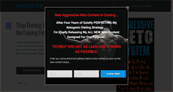 Desktop Screenshot of aggressiveketo.com